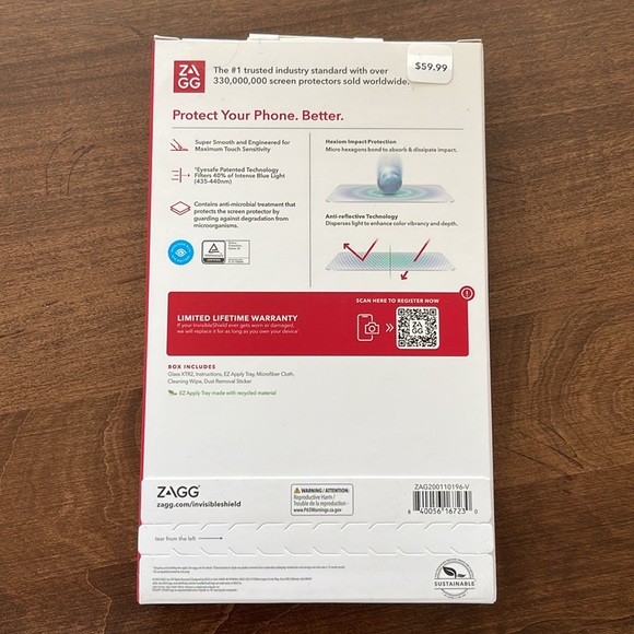 ZAGG Invisible Shield - iPhone 14 Plus/13 Pro Max - NEW - Picture 2 of 5